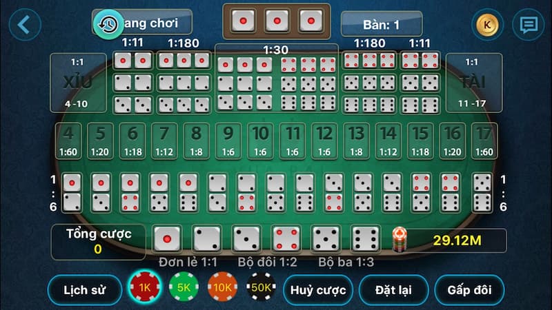 Cách chơi Tài Xỉu Saobet: Luật chơi, cửa cược và tỷ lệ thưởng Cách chơi Tài Xỉu Saobet: Luật chơi, cửa cược và tỷ lệ thưởng